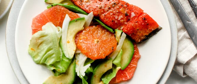 Roasted Salmon and Citrus Salad Thumbnail